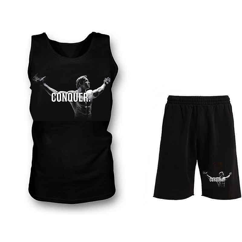 Krótki sprzęt Podkoszulek Bodybuilding 2