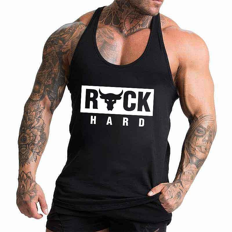 Fitness Podkoszulek Rock Hard