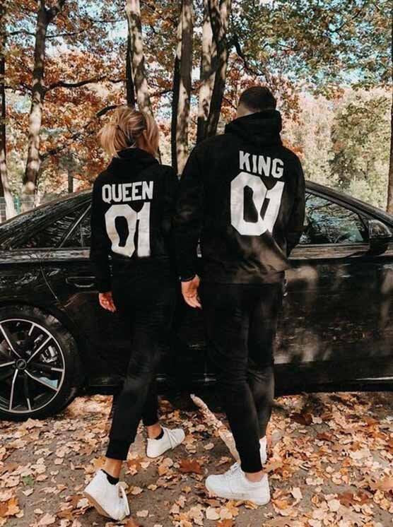 Bluzy dla par KING / QUEEN 01