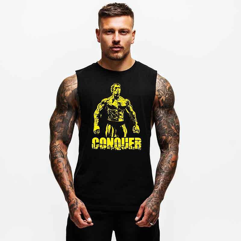 Podkoszulek Muscle Conquer Yellow