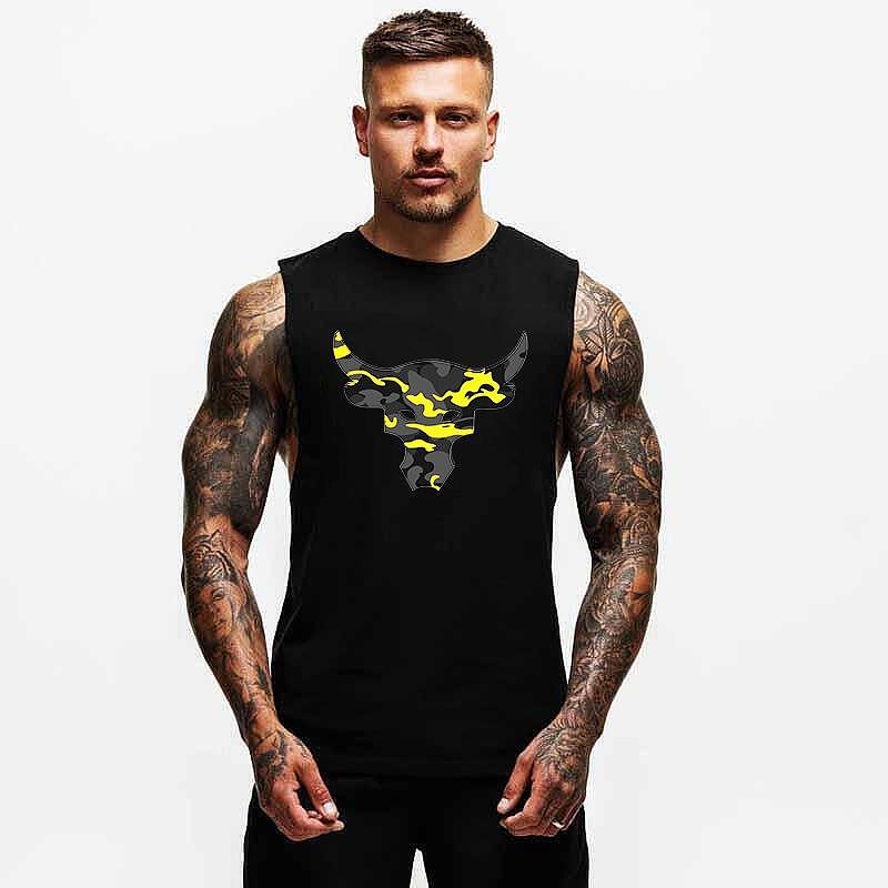 Muscle Podkoszulek Taur Yellow Camo