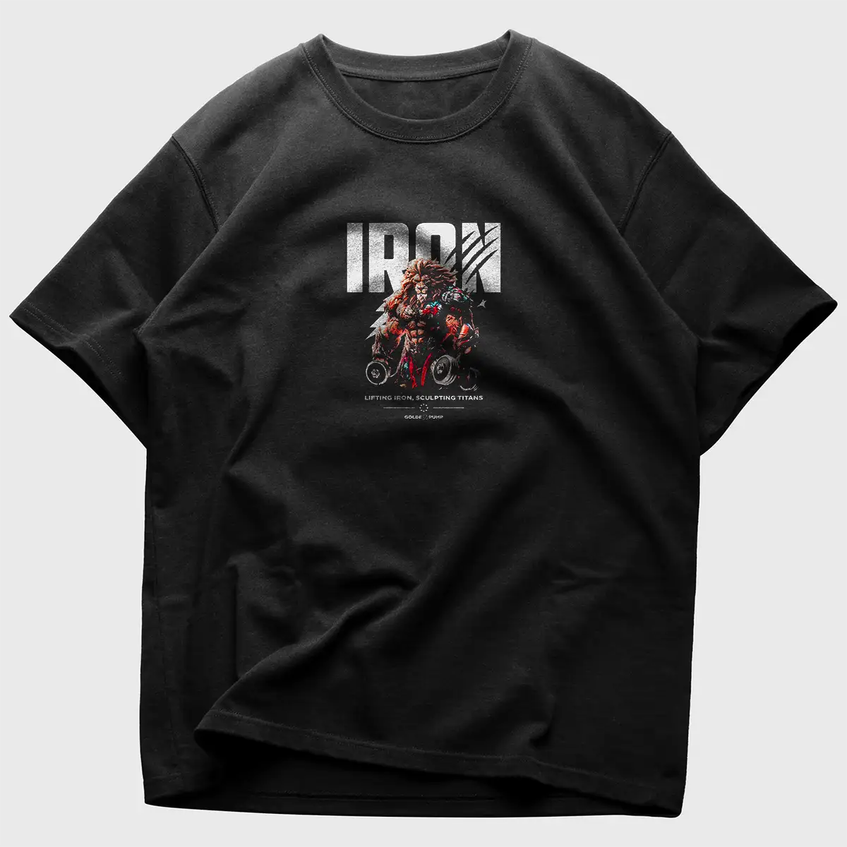 Koszulka Unisex Oversize Iron Lion