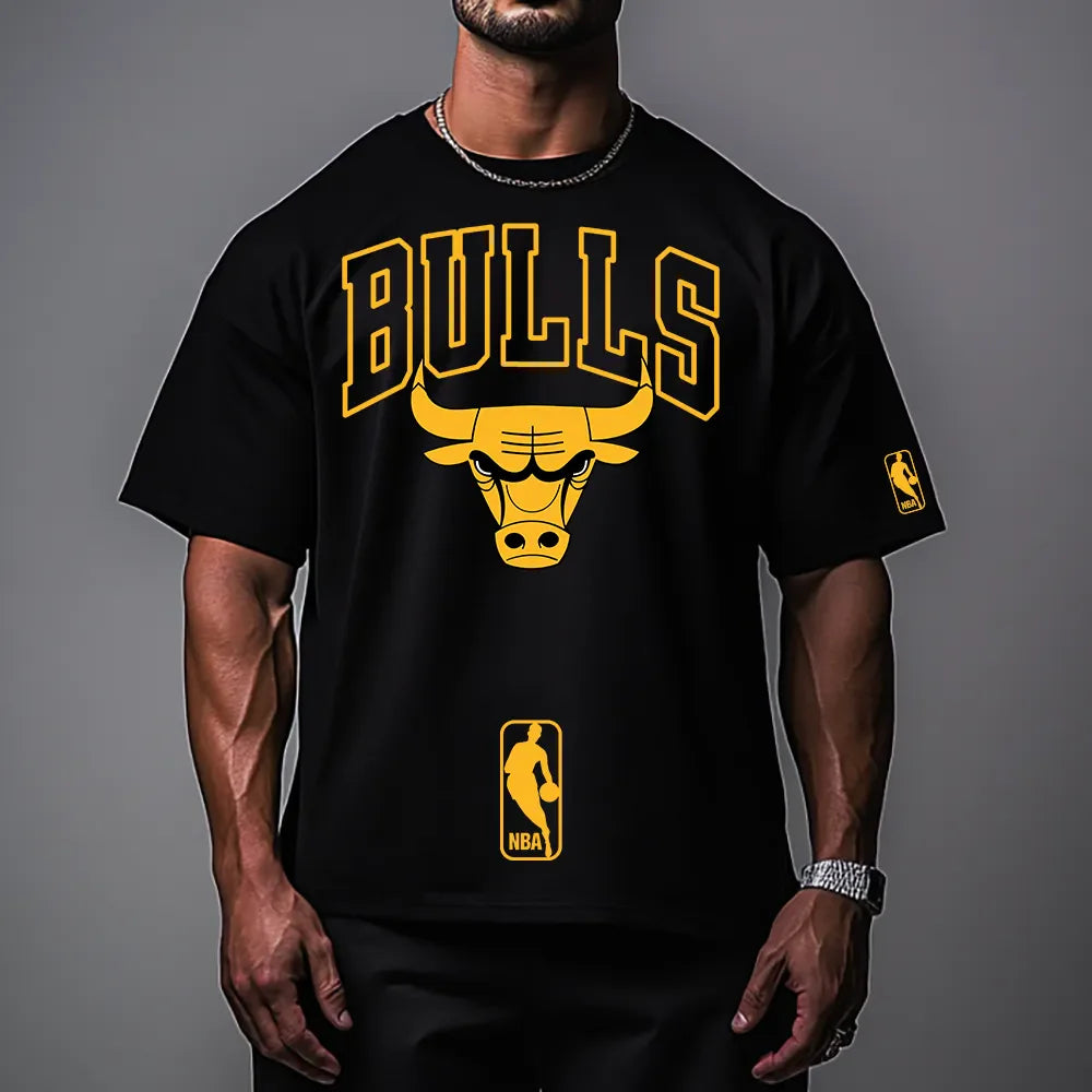 Koszulka Unisex Oversized BullsGold 2