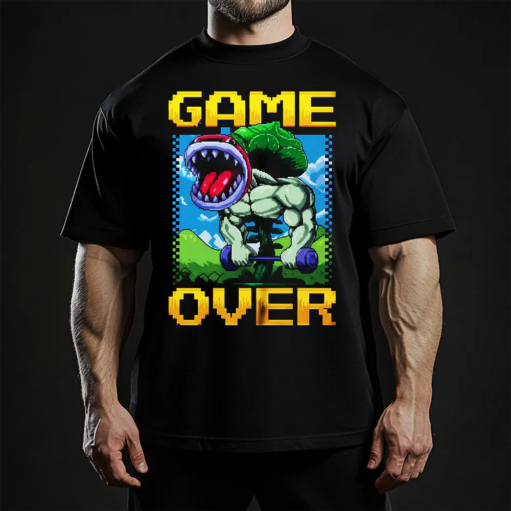 Koszulka Unisex Oversized Game Over
