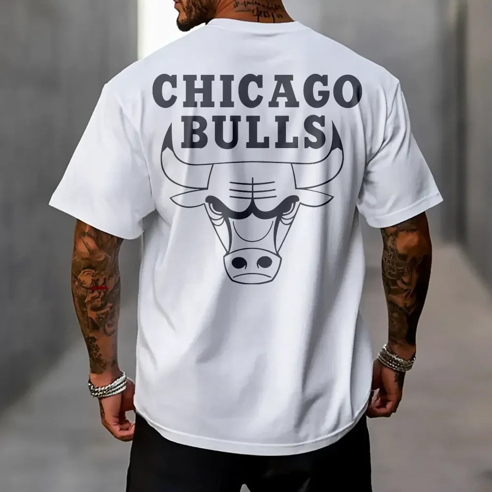 Koszulka Unisex Oversized BullsBl wh