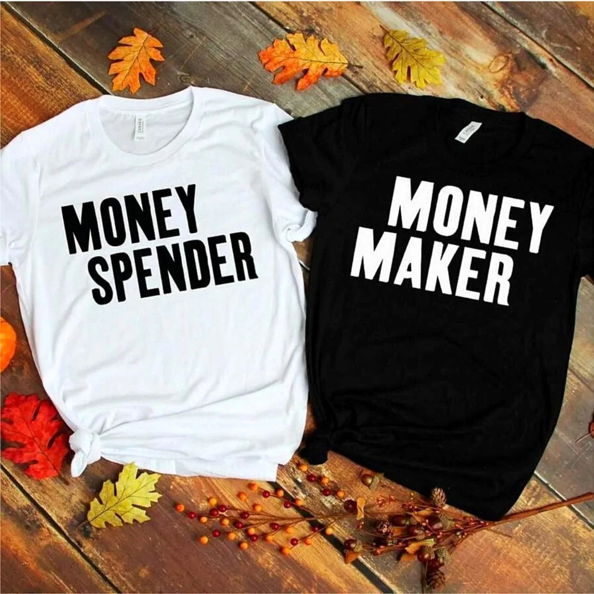 Koszulki dla par Money Maker