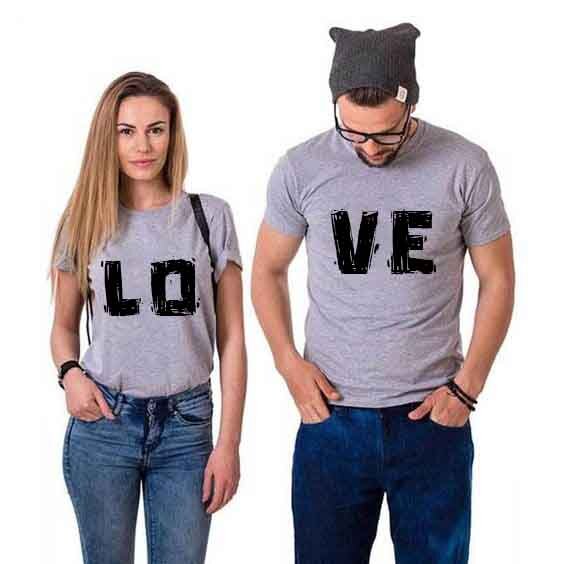 Koszulki dla par LOVE