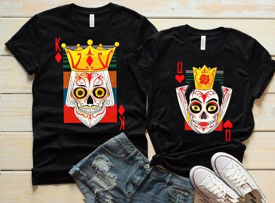 Koszulki dla par King Queen 2