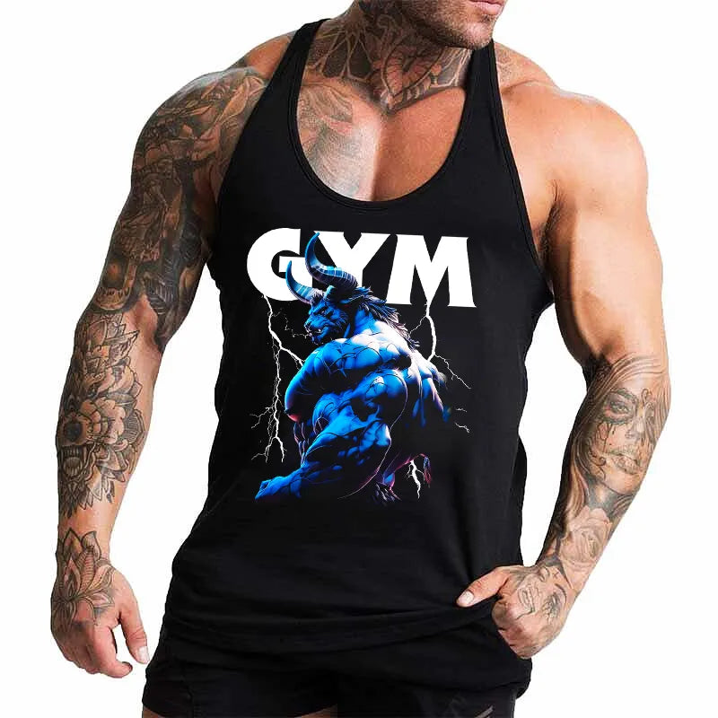 Bodybuilding Podkoszulek Gym Ram