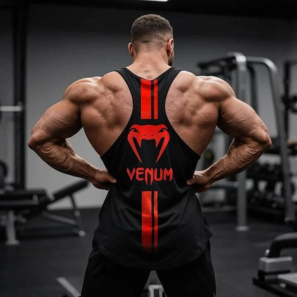 Koszulka Bodybuilding Podkoszulek Venu Red 2
