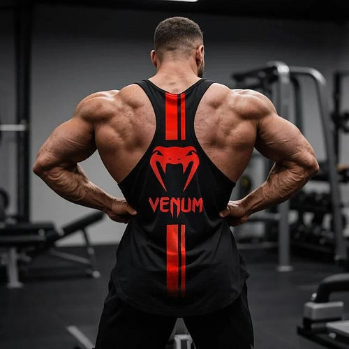 Koszulka Bodybuilding Podkoszulek Venu Red 2