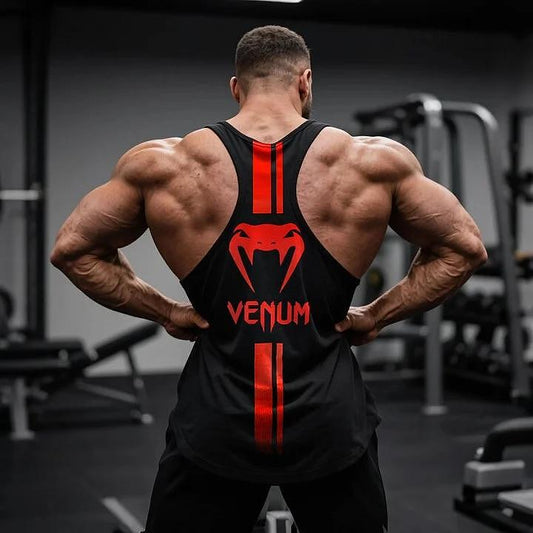 Koszulka Bodybuilding Podkoszulek Venu Red 2