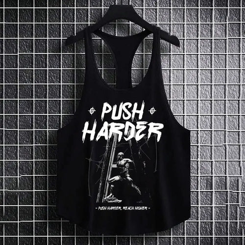 Bodybuilding Podkoszulek Push Harder