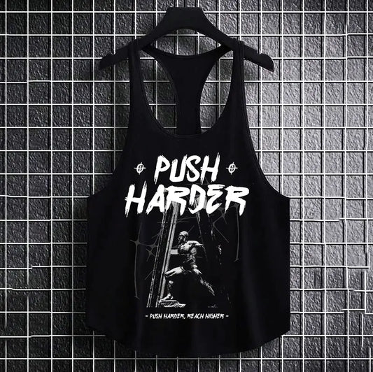 Bodybuilding Podkoszulek Push Harder