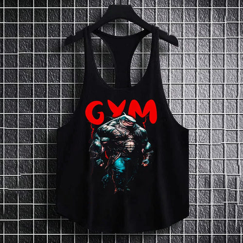 Bodybuilding Koszulki Gym Shark