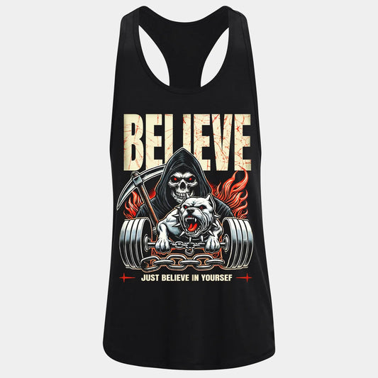 Bodybuilding Podkoszulek Believe