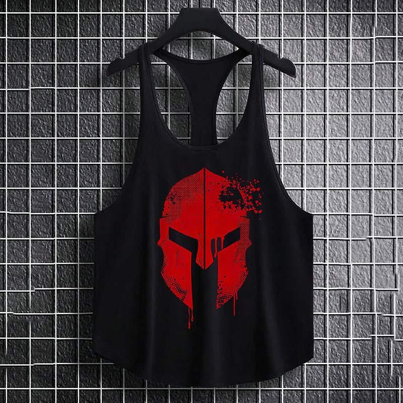Bodybuilding Podkoszulek Spartan Red