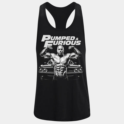 Bodybuilding Podkoszulek Pumped and Furious