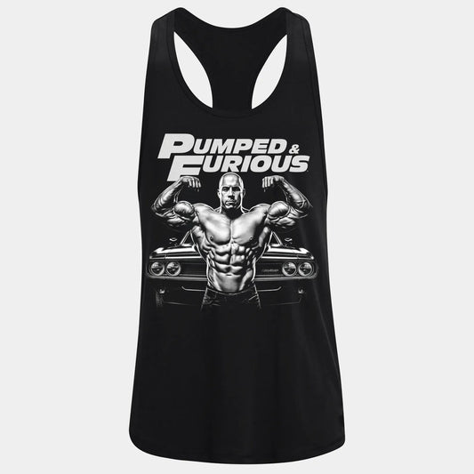 Bodybuilding Podkoszulek Pumped and Furious