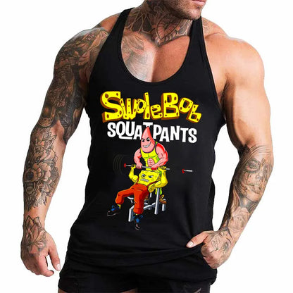 Bodybuilding Podkoszulek Suplebob Squatpants