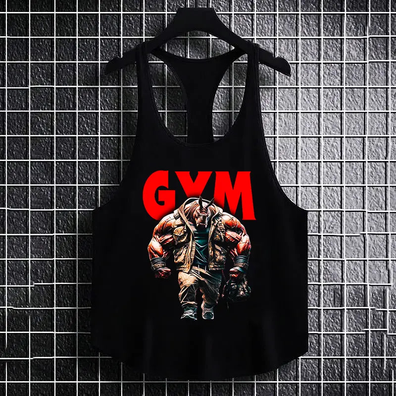 Koszulki do kulturystyki Gym Rhino