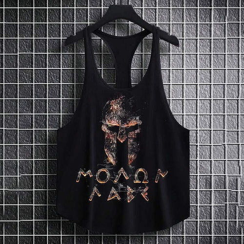 Bodybuilding Podkoszulek Spartan Gold