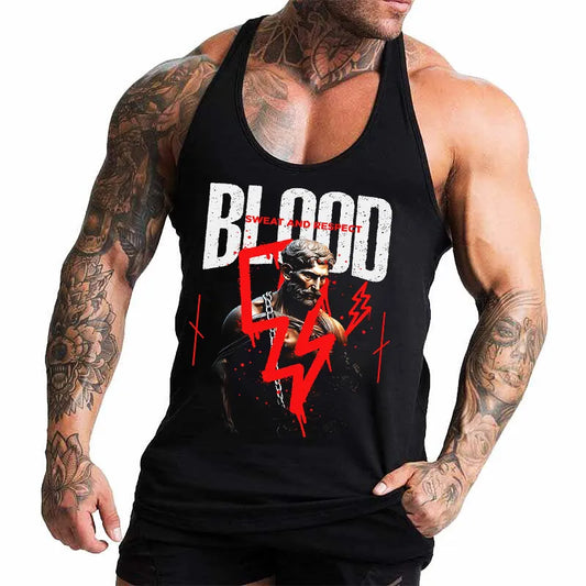 Bodybuilding Podkoszulek Blood