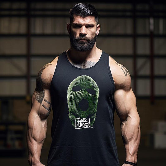 Klasyczne tank topy Gangsta Mask