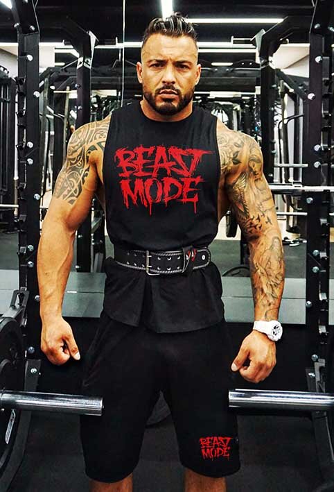 Sprzęt sportowy do siłowni BEAST MODE Koszulki bez rękawów