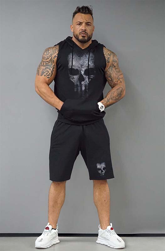 Odzież sportowa na siłownię Ghost Skull