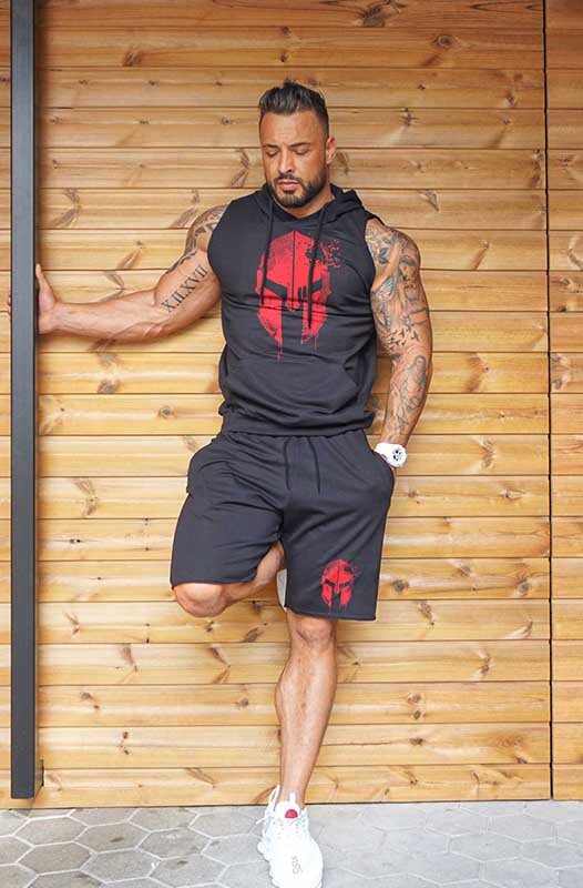 Odzież sportowa na siłownię SPARTAN RED
