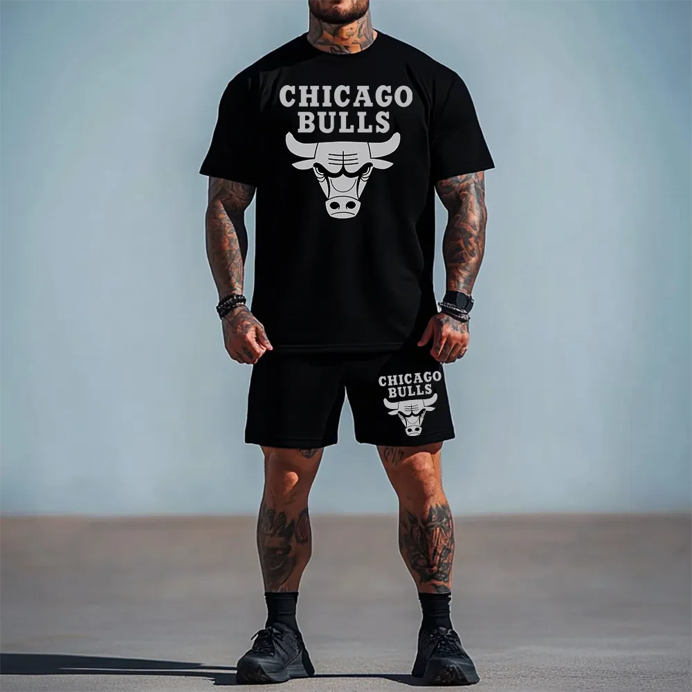 Krótki strój Bulls Silver