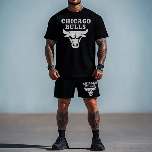 Krótki strój Bulls Silver
