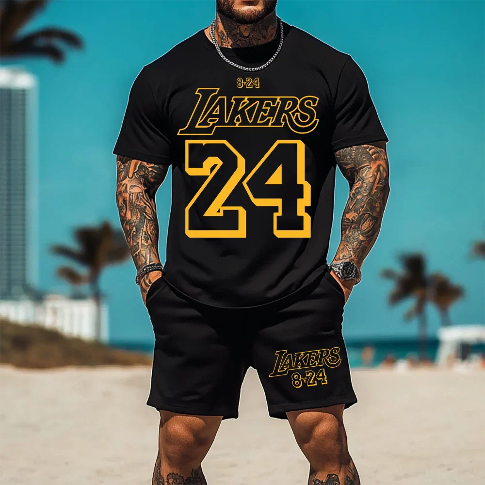 Krótki sprzęt Lakers24 Gold