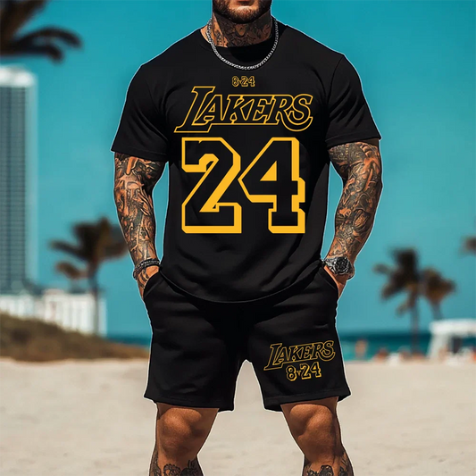 Krótki sprzęt Lakers24 Gold