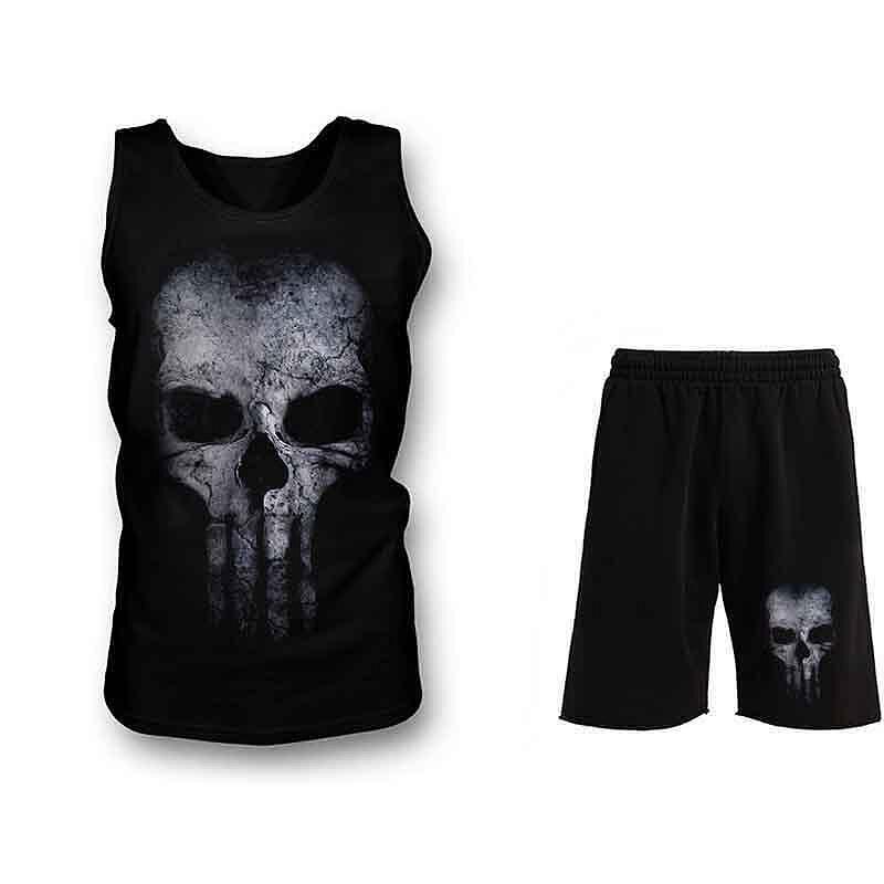 Krótki strój Podkoszulek Ghost Skull