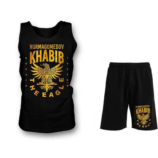 Krótki sprzęt Podkoszulek Khabib Gold New