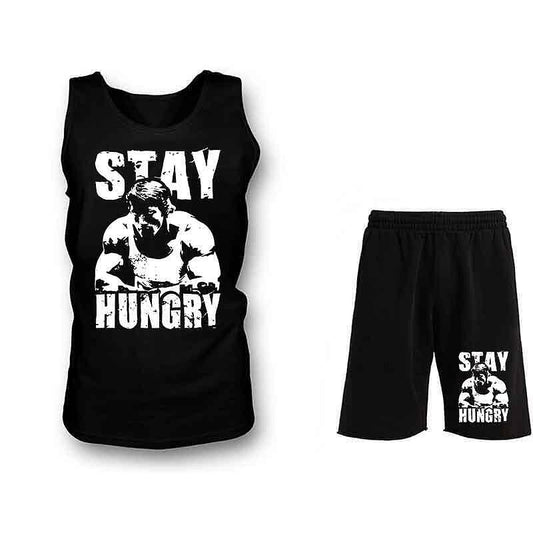 Krótki strój z koszulkami Stay Hungry