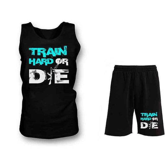 Krótki strój Podkoszulek Train Hard Or Die