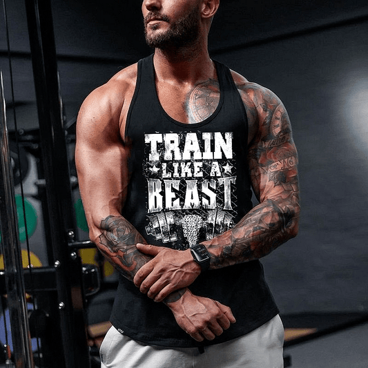 Fitness Podkoszulek Train Like A Beast
