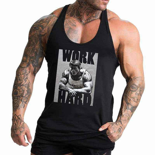 Fitness Podkoszulek Work hard