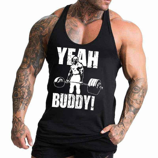 Fitness Podkoszulek Yeah Buddy