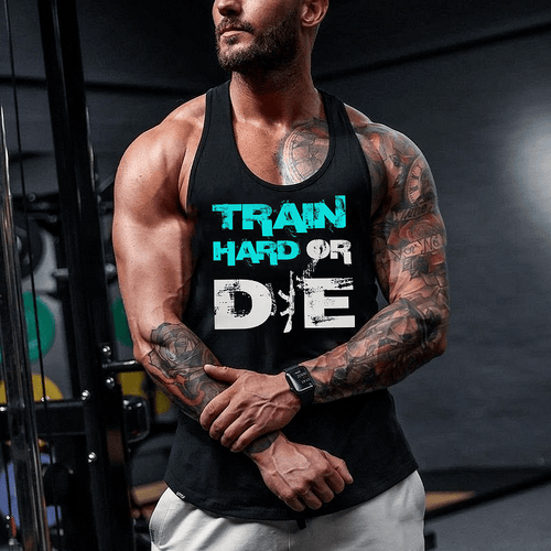 Fitness Koszulki Train Hard or Die