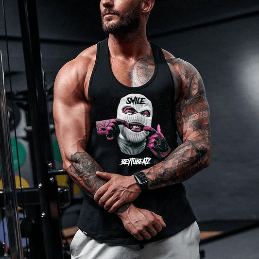 Fitness Podkoszulek GangstaMask2