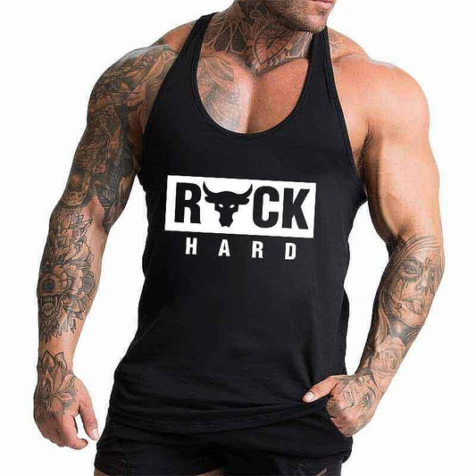 Fitness Podkoszulek Rock Hard