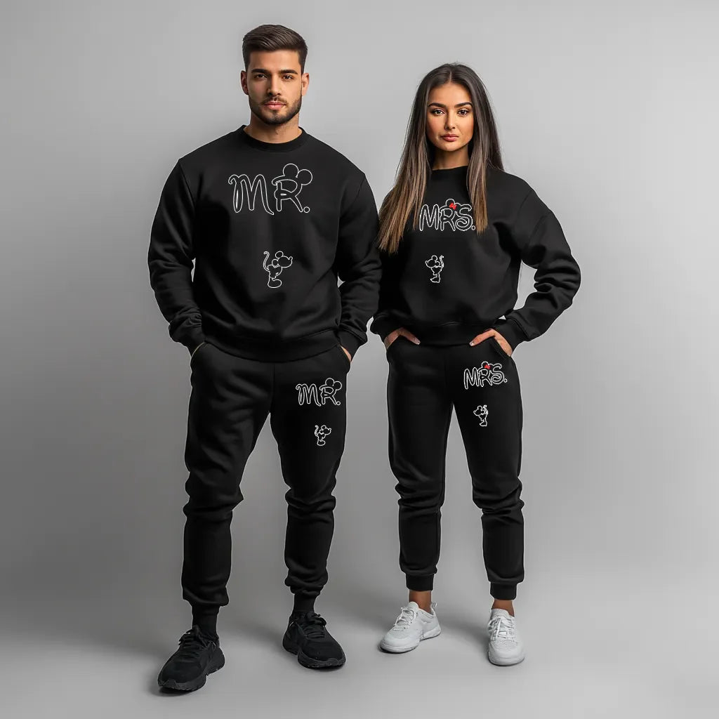 Bluzy + Spodnie dla par Mr Mrs