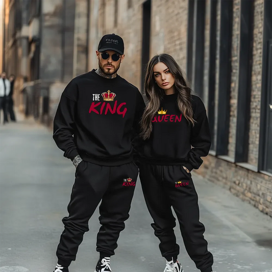 Bluzy + Spodnie dla par The King / The Queen