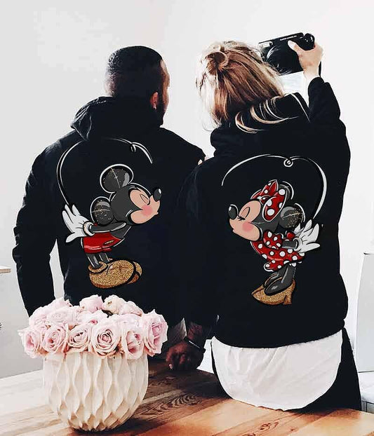Bezrękawniki dla par Mickey and Minnie Kiss