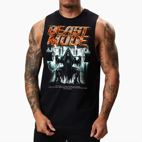 Koszulki Muscle Beast Mode Skull