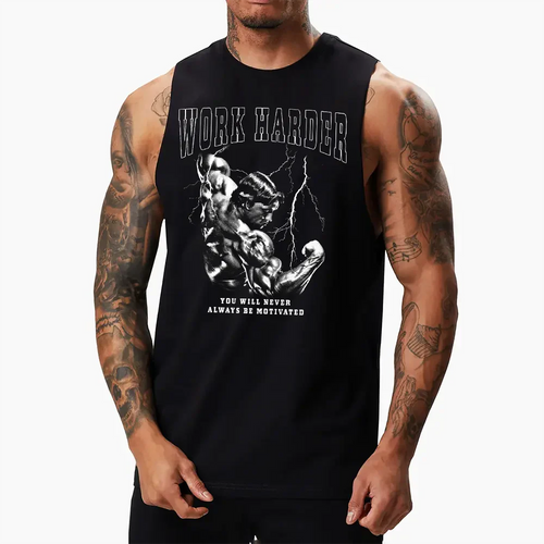 Koszulki Muscle Work Harder Arnold